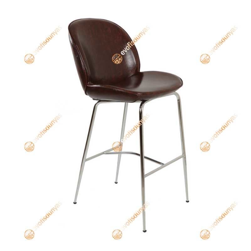 Tyler Krom Ayaklı Bar Sandalyesi