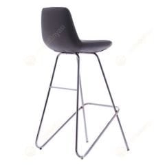Kullek Krom Ayaklı Bar Sandalyesi