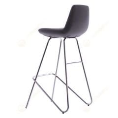 Kullek Krom Ayaklı Bar Sandalyesi