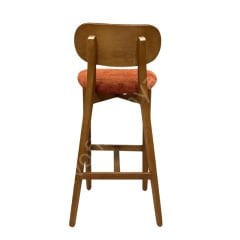 Alkar Ahşap Bar Sandalyesi