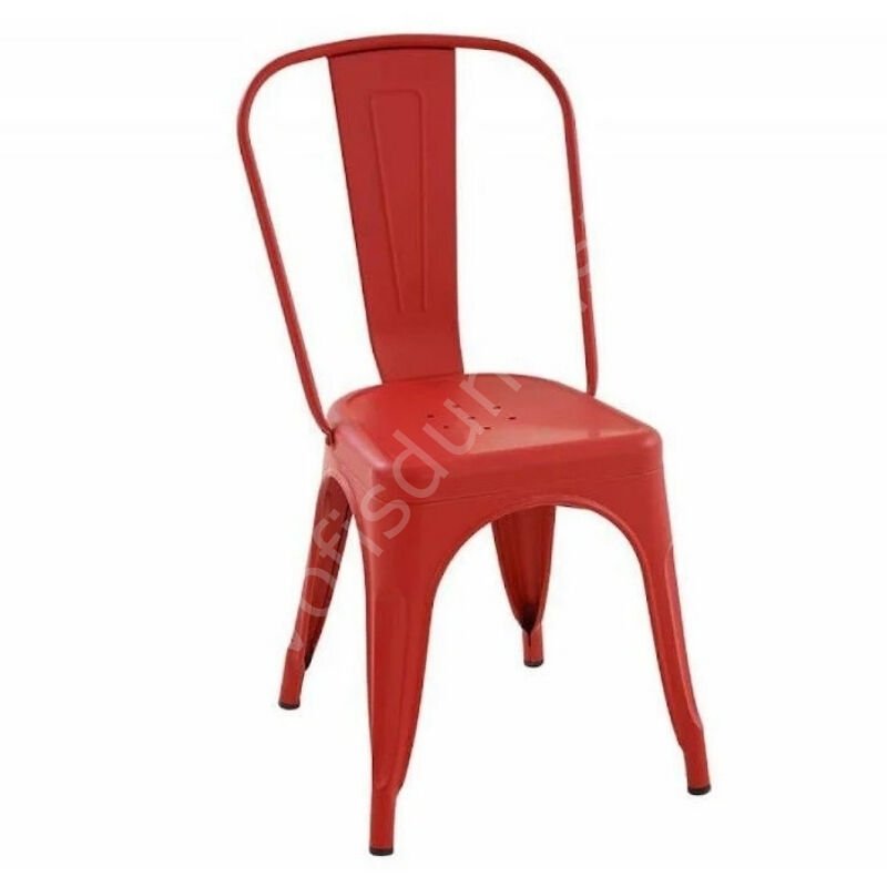 Tolix Sandalye Kırmızı