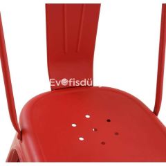 Tolix Sandalye Kırmızı