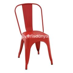 Tolix Sandalye Kırmızı