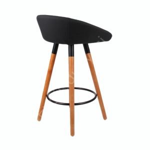 Banza Ahşap Ayaklı Bar Sandalyesi