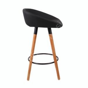 Banza Ahşap Ayaklı Bar Sandalyesi