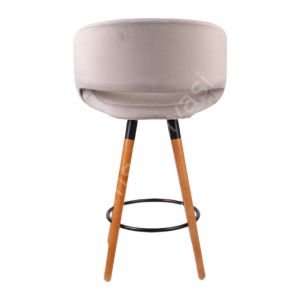 Ciro Ahşap Ayaklı Bar Sandalyesi