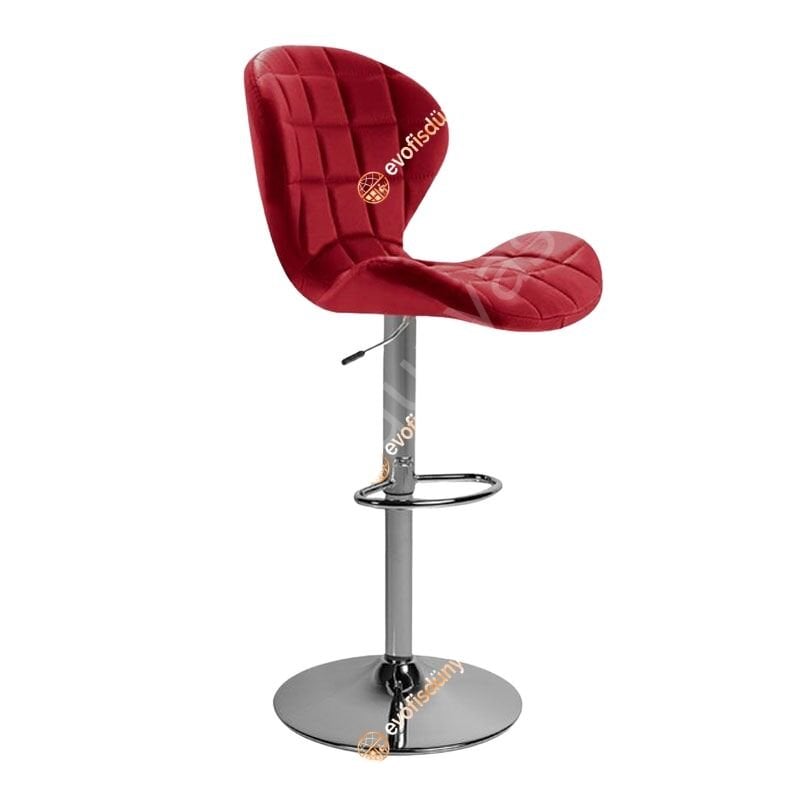 İzmir Lüx Bar Sandalyesi Kırmızı