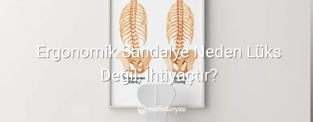 Ergonomik Sandalye Neden Lüks Değil, İhtiyaçtır?
