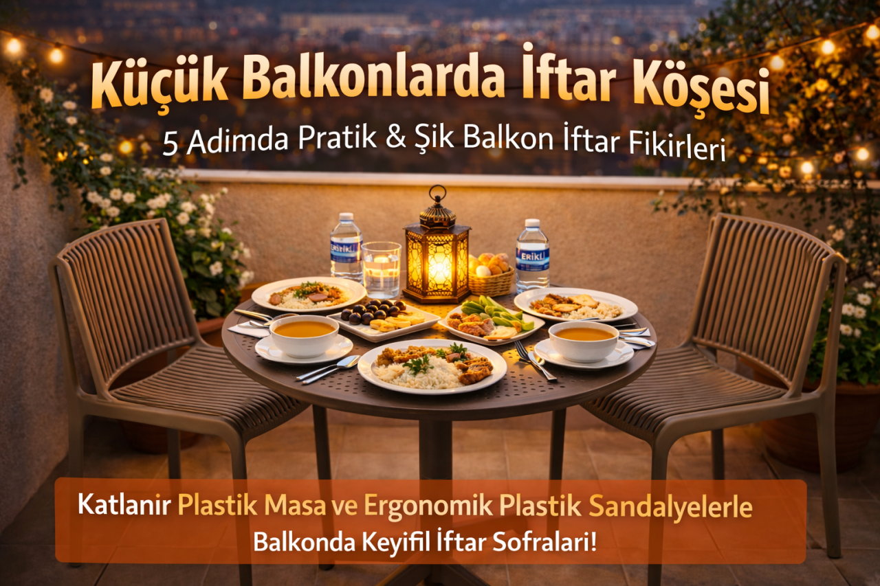 Küçük Balkonlarda Büyük Mutluluklar: 5 Adımda İftar Köşesi Hazırlama Rehberi
