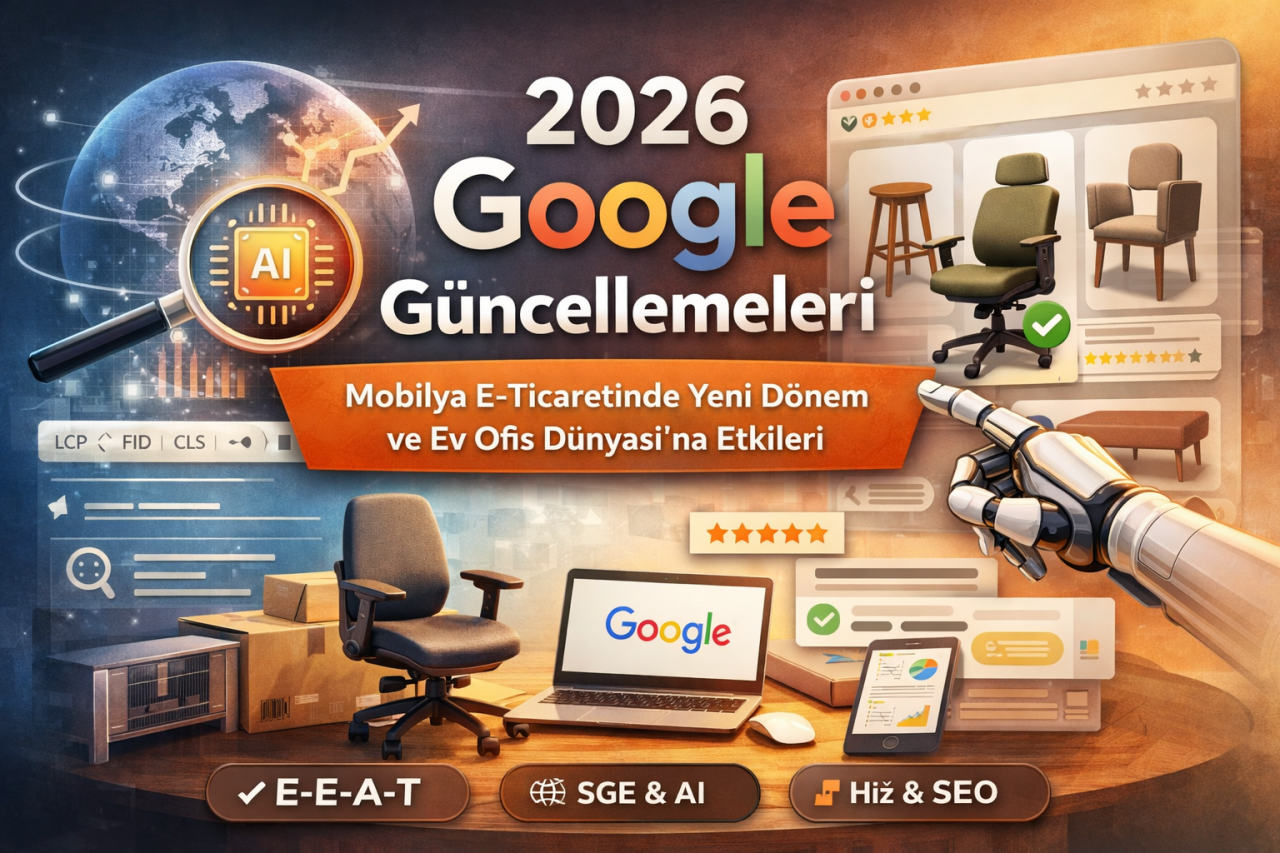 2026 Google Güncellemeleri: Mobilya E-Ticaretinde Yeni Dönem