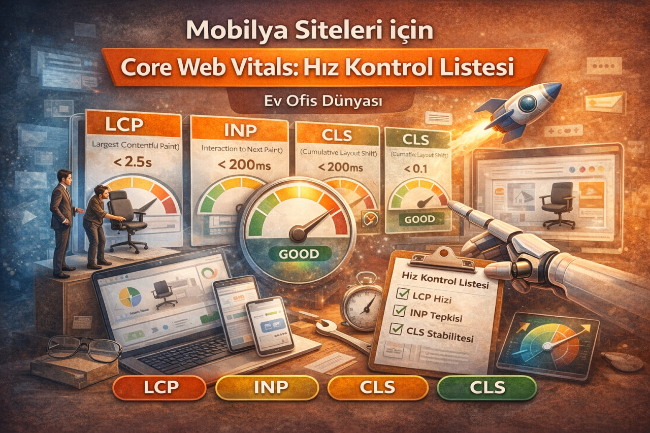 Mobilya Siteleri için Core Web Vitals: Hız Kontrol Listesi﻿