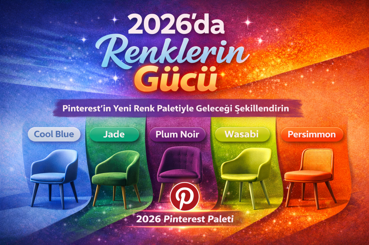 2026’da Renklerin Gücü: Pinterest’in Yeni Renk Paletiyle Geleceği Şekillendirin