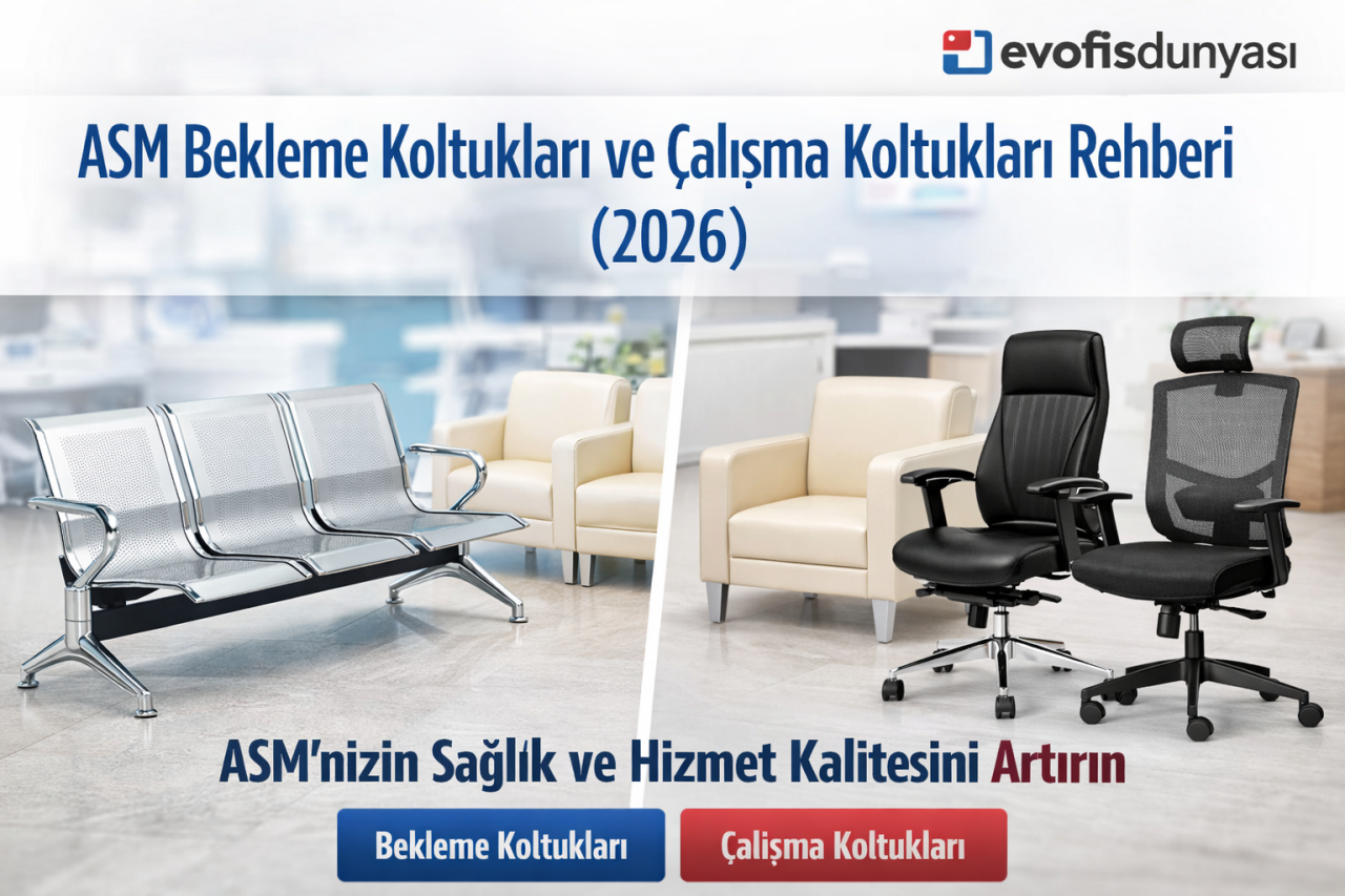 ASM Bekleme Koltukları ve Çalışma Koltukları Rehberi (2026) – Doğru Seçim Yapmayan Kaybeder