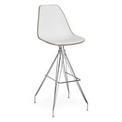 Veos PP Eyfel Krom Ayaklı Bar Sandalyesi