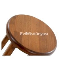 Lale Ahşap Bar Tabure