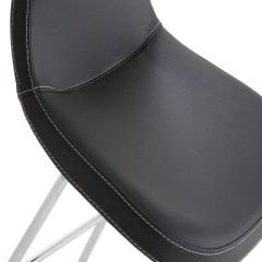 Mini Lodi Krom Ayak Bar Sandalyesi