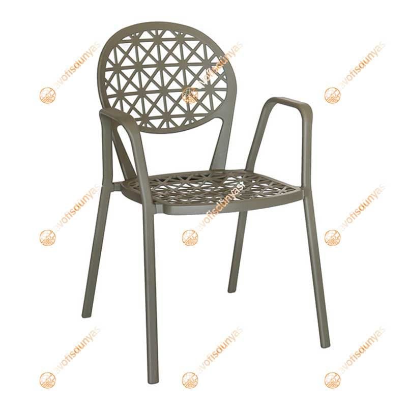 Ece Döküm Sandalye Gri