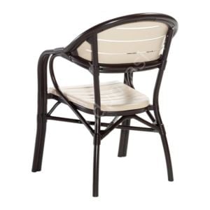 Bambo PP Plastik Sandalye kahve-kapuçino