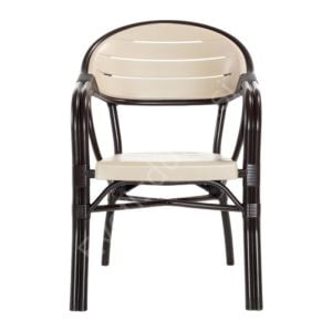 Bambo PP Plastik Sandalye kahve-kapuçino