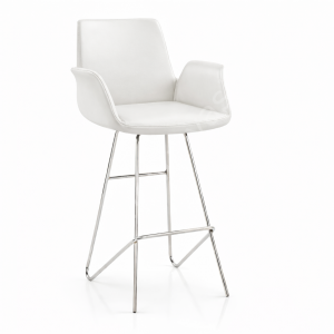 Begüm Bar Sandalyesi Eyfel Krom Ayak