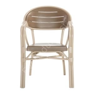 Bambo PP Plastik Sandalye Kapuçino-Çikolata