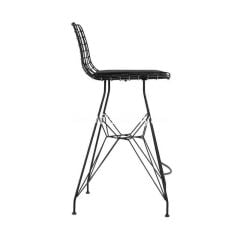 Kafes Mini Tel Bar Sandalyesi
