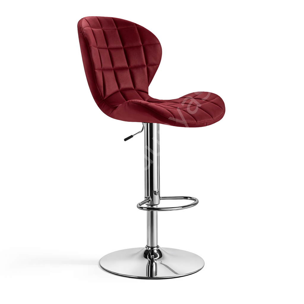 İzmir Lüx Bar Sandalyesi Bordo