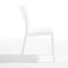 Lost PP Rattan Sandalye Kolsuz Beyaz