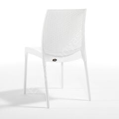 Lost PP Rattan Sandalye Kolsuz Beyaz