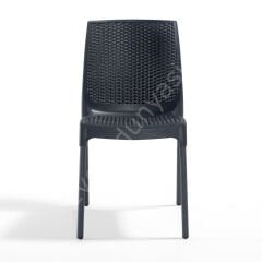 Lost PP Rattan Sandalye Kolsuz Antrasit