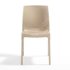 Lost PP Rattan Sandalye Kolsuz Cappucino