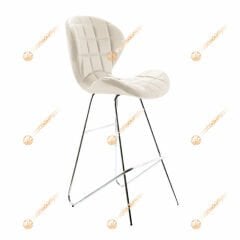 İzmir Modern Bar Sandalyesi Beyaz