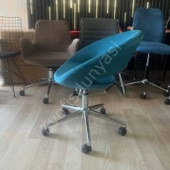 Song Çalışma Koltuğu Petrol Yeşil - Krom