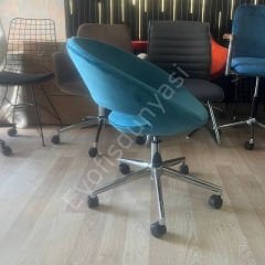 Song Çalışma Koltuğu Petrol Yeşil - Krom