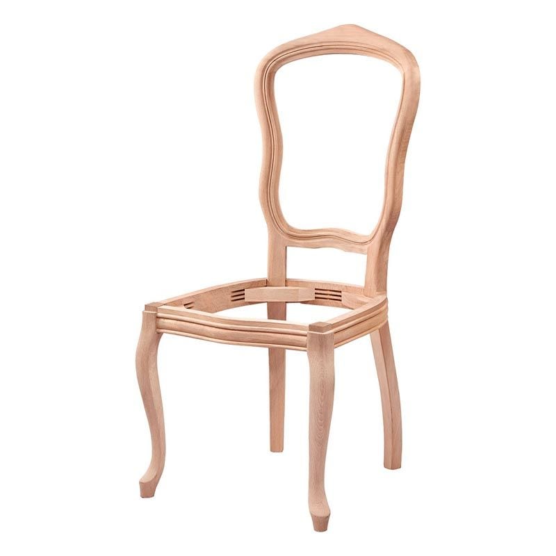 Cetro İtalyan Ham Ahşap Sandalye