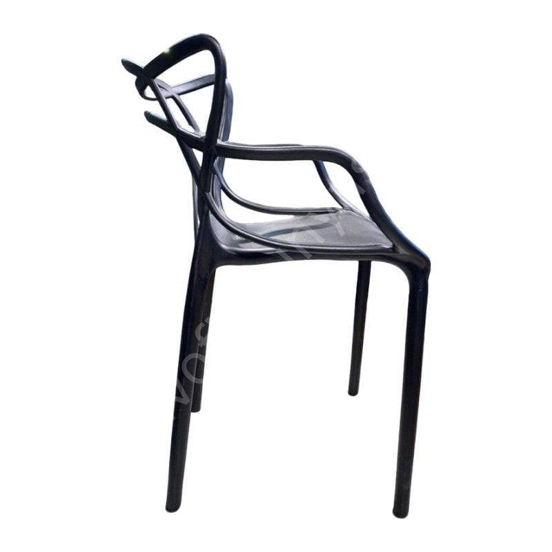 Kardelen PP Plastik Sandalye Siyah