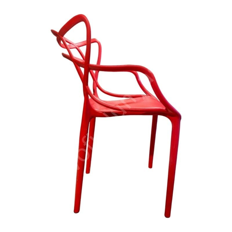 Kardelen PP Plastik Sandalye Kırmızı