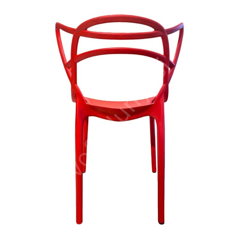 Kardelen PP Plastik Sandalye Kırmızı