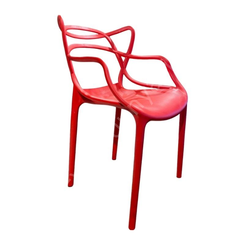 Kardelen PP Plastik Sandalye Kırmızı
