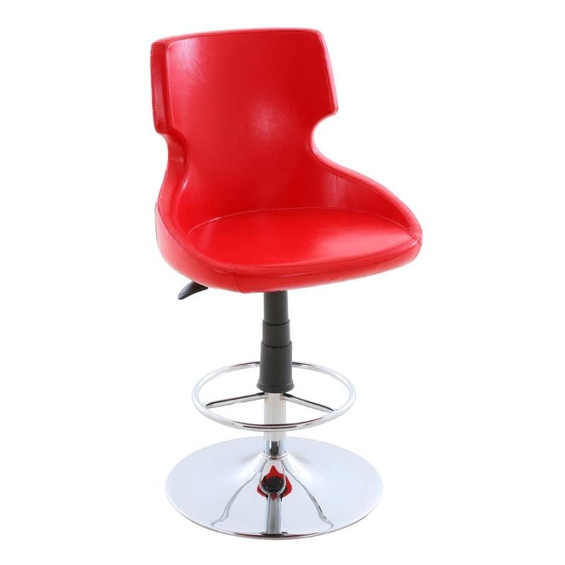 Sude Bar Taburesi Tepsi Ayaklı Krom