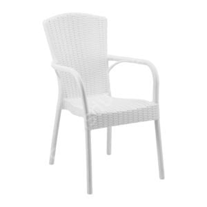 Laroy PP Kollu Rattan Görünümlü Sandalye