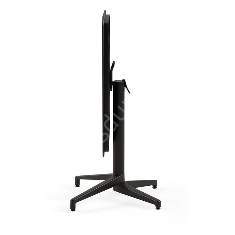 Moon 80x80 PP Katlanır Kafe Masası Siyah