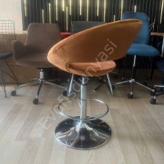 Song Çemberli Bar Sandalyesi Kiremit