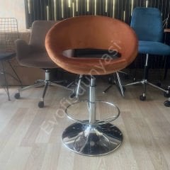 Song Çemberli Bar Sandalyesi Kiremit