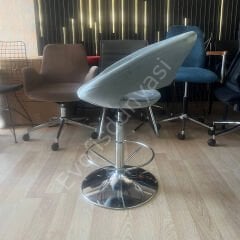 Song Çemberli Bar Sandalyesi A.Gri