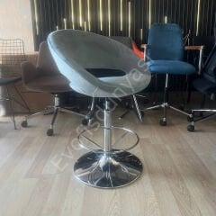 Song Çemberli Bar Sandalyesi A.Gri