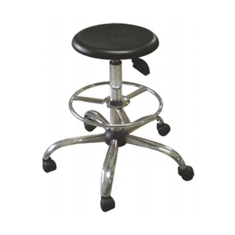 Tekerlekli Çemberli Laboratuvar Taburesi