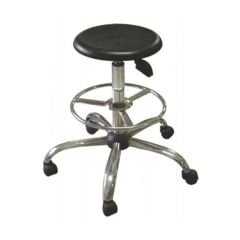 Tekerlekli Çemberli Laboratuvar Taburesi