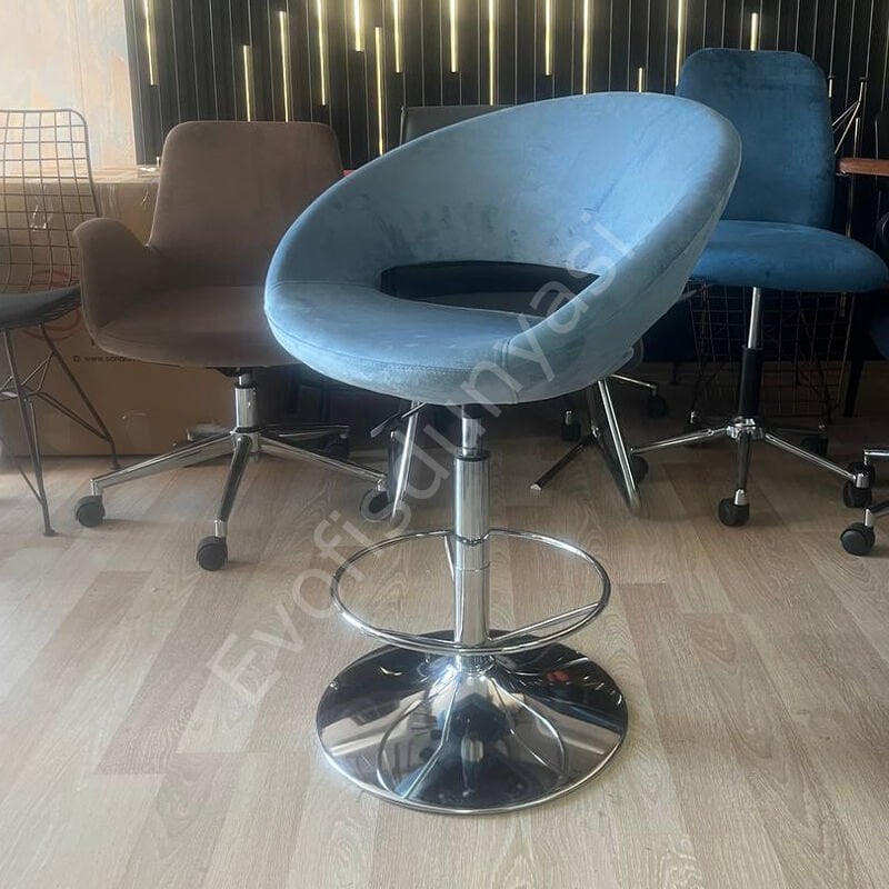 Song Çemberli Bar Sandalyesi Bebe Mavisi