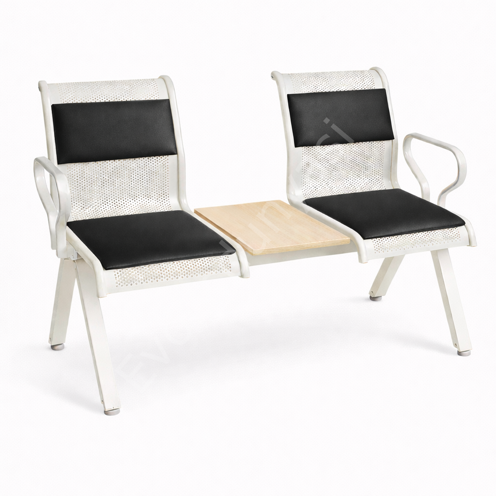 Eta Metal Sehpalı İkili Bekleme Koltuğu